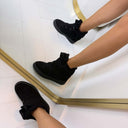 ISA WEDGE BOOT 26012 - BLACK
