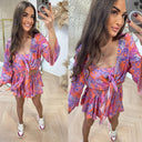 GUESS BEACH KNOTTED CROP KIMONO E5GH01WH3X2