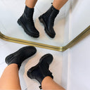 LEATHER LOOK VETERBOOT BS25A