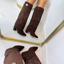 LISA LAARS DES8063 - BRAUN/ WILDLEDER