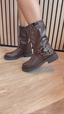 GESPY BOOT DES661 - BROWN/PU