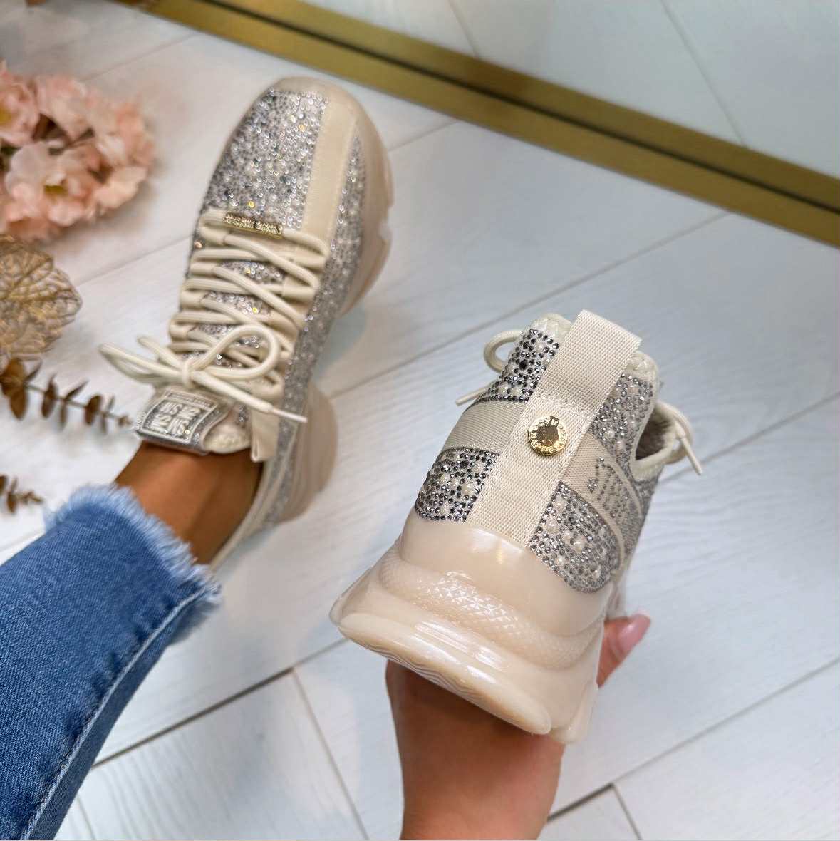 SALE* STEVE MADDEN SNEAKER MYSTERIA-P 3547 - PEARL MULTI