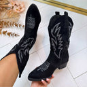 SUEDINE COWBOY BOOT DEN935-1