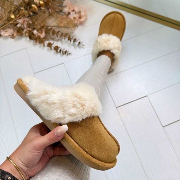 BESTSELLER PANTOFFEL FC-906/902 CAMEL