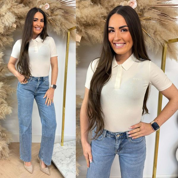 GUESS MARY SS BODYSUIT V6RP00KD772 G1O6 BEIGE