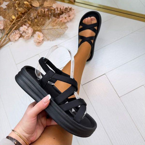 BANDJES SANDAAL AM311 BLACK