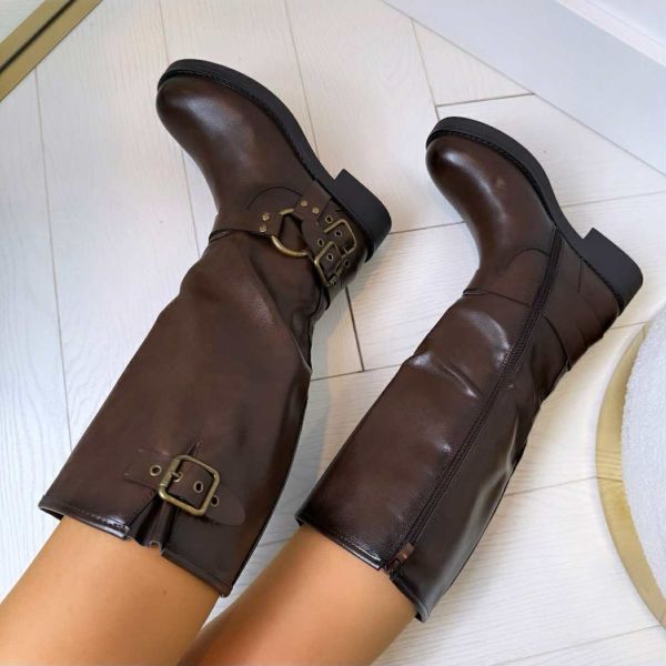 GESPJES LAARS DES698 BROWN/PU