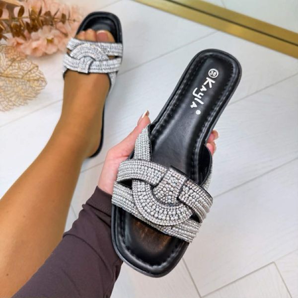 PRINSES SLIPPER GH6-005 BLACK