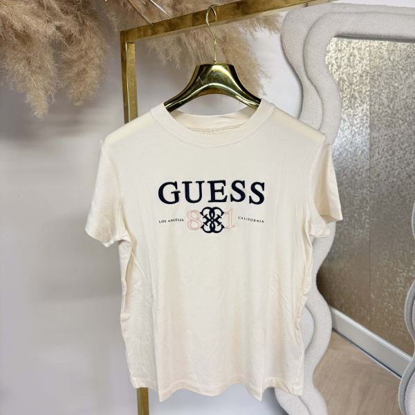 GUESS STEFFI CN SS T-SHIRT V6RI13KD772 G1O6 BEIGE