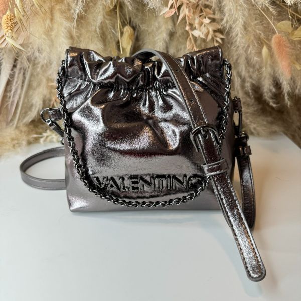 VALENTINO BAGS PACHA SMALL BUCKET BAG VBS8AF33MET CANNA DIF