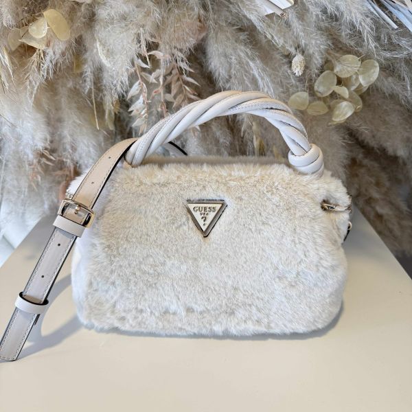 GUESS SHAIDA TOP HANDLE BAG WG814311 STONE