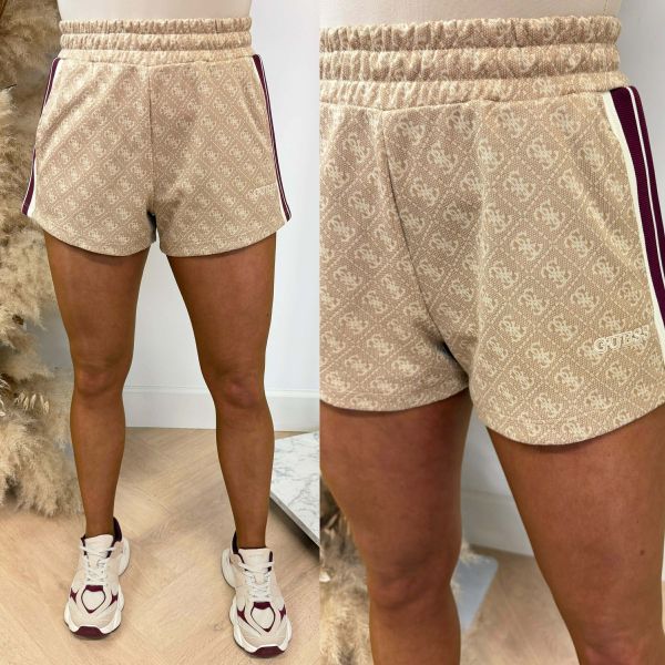 GUESS 4G JACQUARD SHORT V6GD02K2959 FMC3 TAUPE