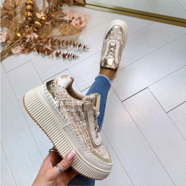 *SALE* TWEETY SNEAKER AD-112 KHAKI