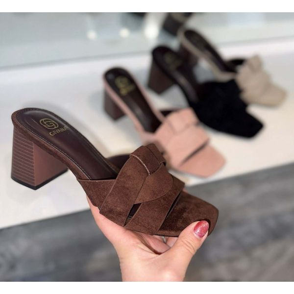 JENNA SLIPPER MET HAK CH941 BROWN