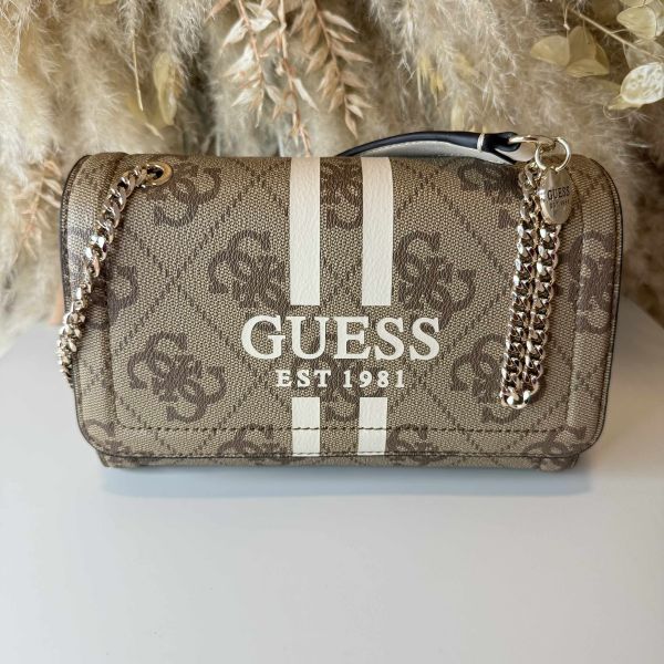 GUESS NOELLE CONVERTIBLE XBODY BAG OS967221 LATTELOGO