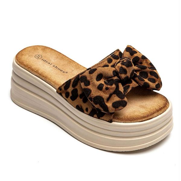 PLATEAU SLIPPER 5218 LEOPARD