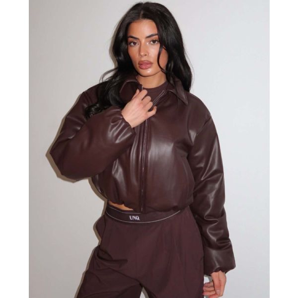 UNIQUE THE LABEL SEMMI BOMBER CACAO