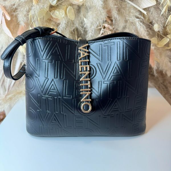 VALENTINO BAGS LIO RE HOBO BAG VBS8AD07 NERO