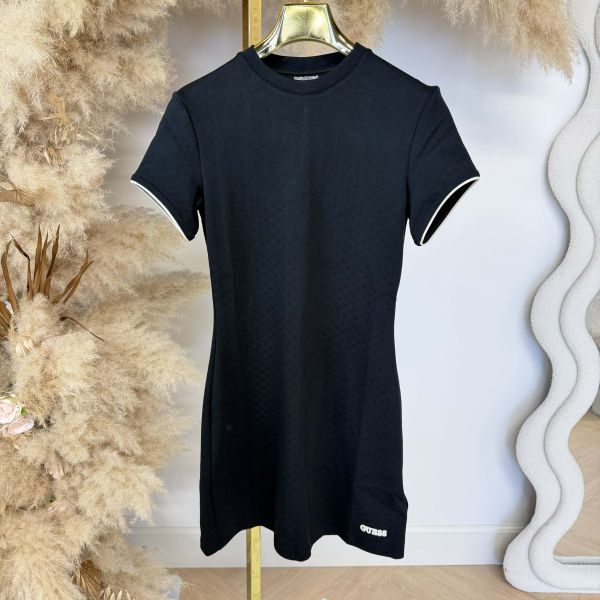 GUESS CLARA SS SHORT DRESS V6GK07K3002 JBLK