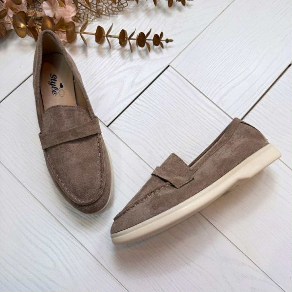 STYLE LOGO INSTAPPER ZONDER BEDEL KHAKI