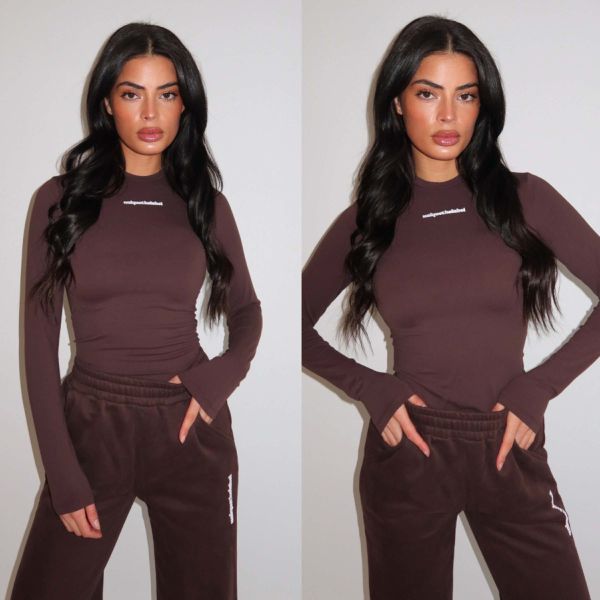 UNIQUE THE LABEL ROBYN **LONGSLEEVE** CACAO