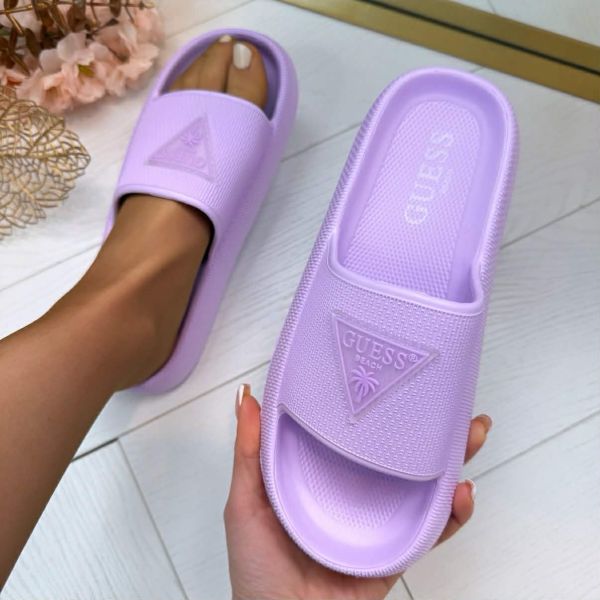 GUESS RUBBER SLIPPERS E6GZ19WG5X0 A420 LILA