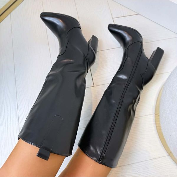 PLAIN HEEL LAARS 6010-A203 BLACK/PU