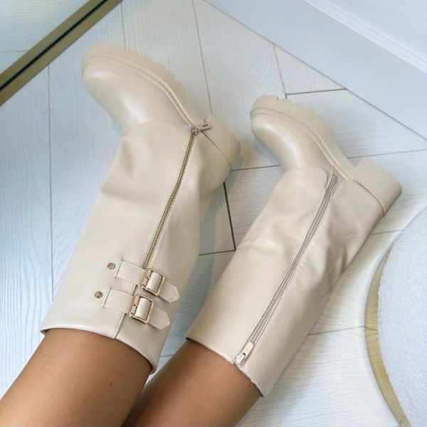 BASIC LOCK BOOT XJ-996 BEIGE