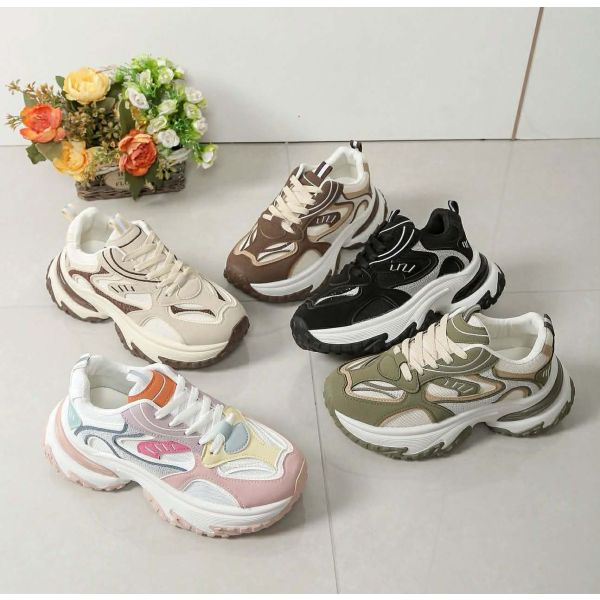 CHUNKY SNEAKER A88-229 BLACK