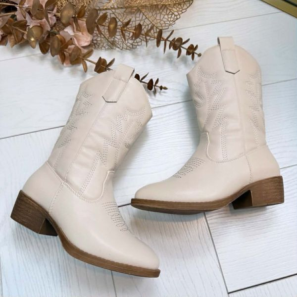 **KIDS** COWBOY LAARS T2009P BEIGE/PU