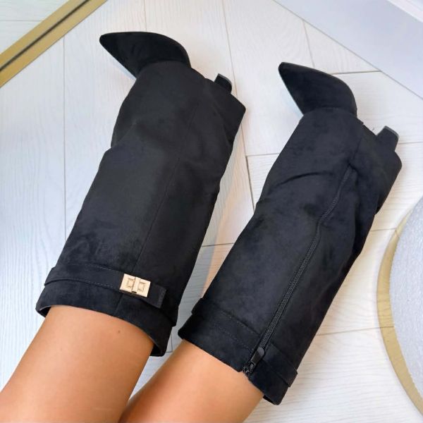 VONNY SUEDINE LOOK LAARS CC261-3** BLACK