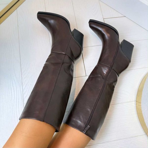 STELLA LEATHER LOOK HAKLAARS 6370A BROWN