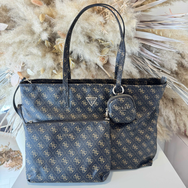 GUESS POWER PLAY II QG712424 BROWN LOGO