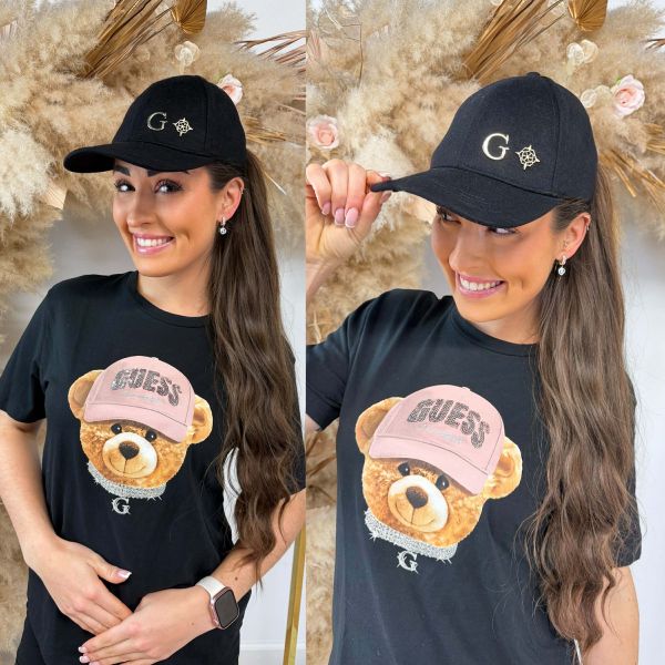 GUESS SOFT BASEBALL CAP AW5471POL01 BLACK