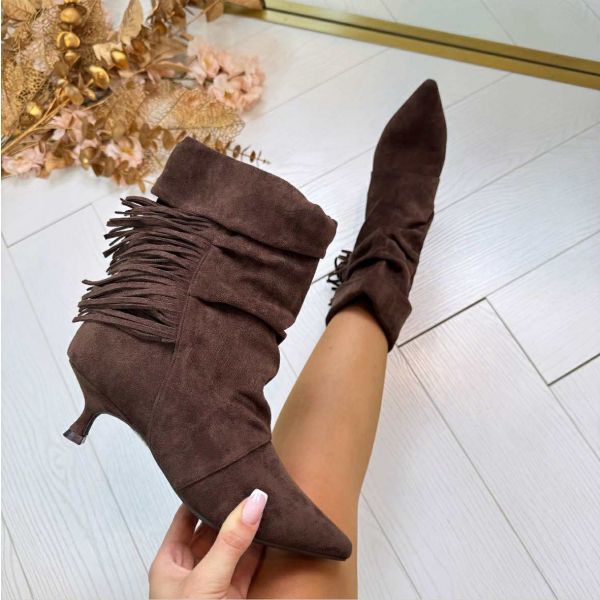FRINGE HAKLAARSJE DES8069 BROWN/SUE