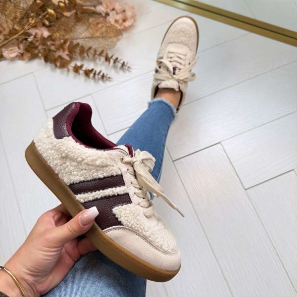 LA STRADA SNEAKER 2404032-4022 BEIGE TEDDY