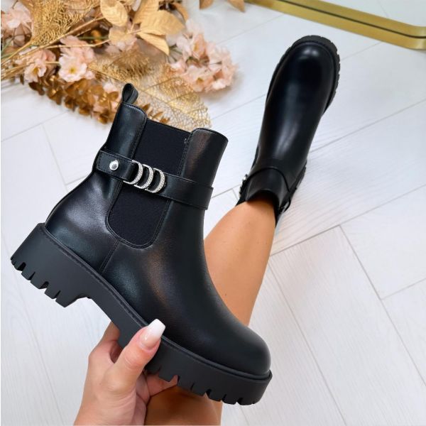 DAISY DIAMOND BOOT XJ-798 BLACK *WEB ONLY*