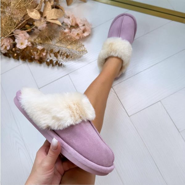 BESTSELLER COZY PANTOFFEL FC-906/902 PURPLE *WEB ONLY*