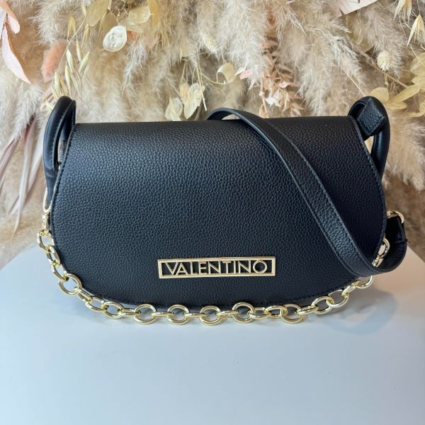 VALENTINO BAGS VINILE FLAP BAG BIG A709 NERO