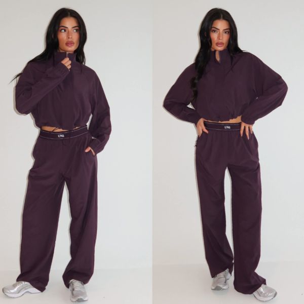 UNIQUE THE LABEL GIGI PANTS DEEP BERRY