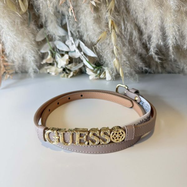 GUESS LOGO BELT BW9324P6115 BEIGE