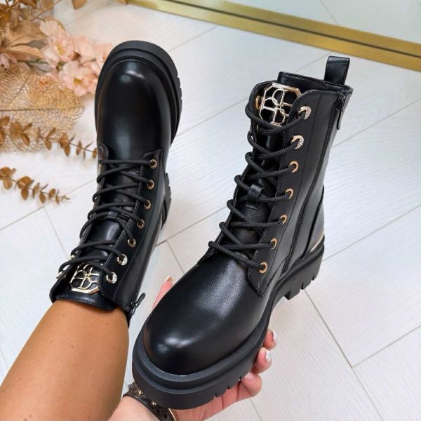 FANNY DETAIL BOOT XJ-952 BLACK