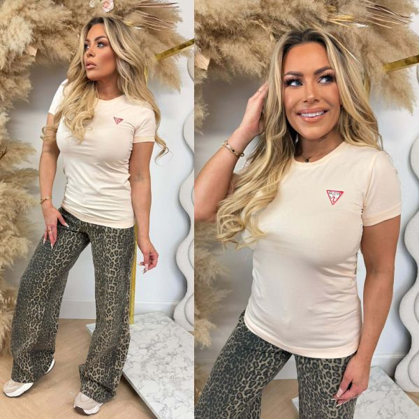 GUESS MINI TRIANGLE TEE W2YI44J1314 G67C PEACH