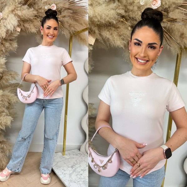 GUESS COLETTE TEE V4YI21KCDH1 A60W LIGHT PINK