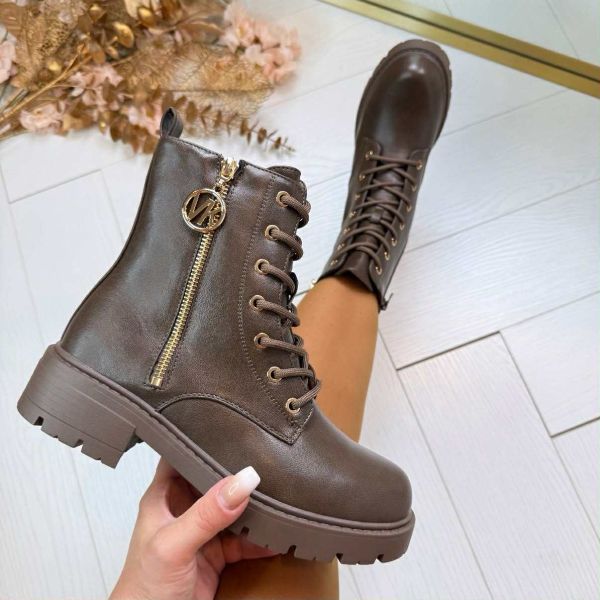 *SALE* ZIP VALLY BOOT XJ-902 BROWN