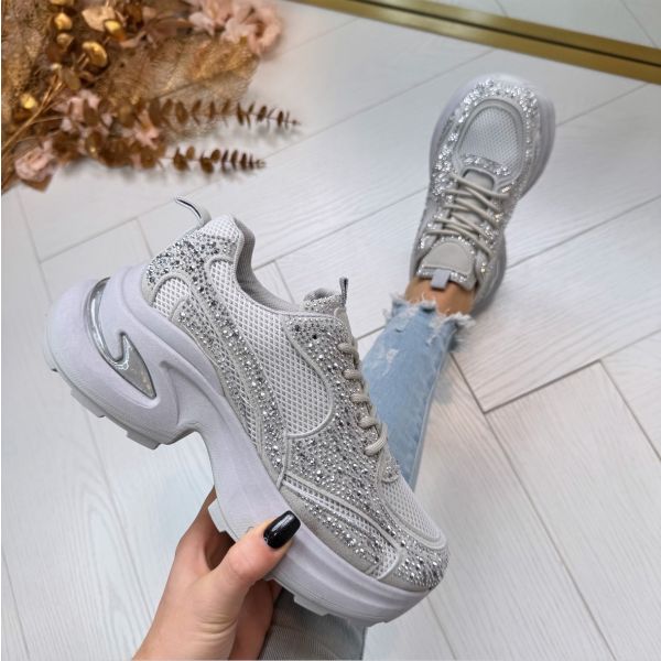 *SALE* MONICA GLAM SNEAKER 8973 GREY