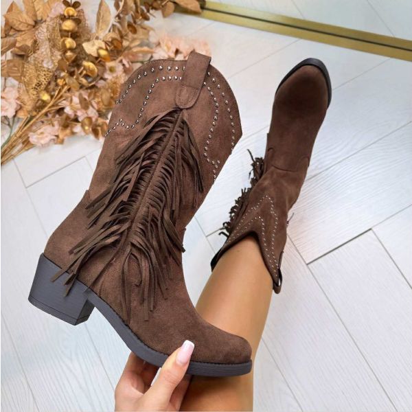 STUDS FRINGE LAARS RQ538 BROWN