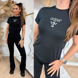 GUESS COLETTE TEE V4YI21KCDH1 FJ8N BLACK - Style Woerden