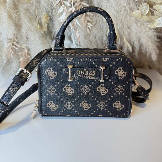 GUESS SILIA MINI BAG GP9890760 ESL ESPRESSO LOGO