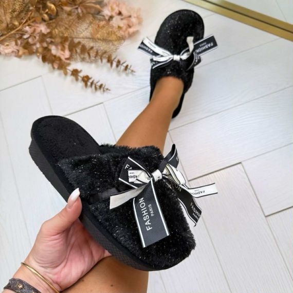 STRIK PANTOFFEL XL-3716 BLACK